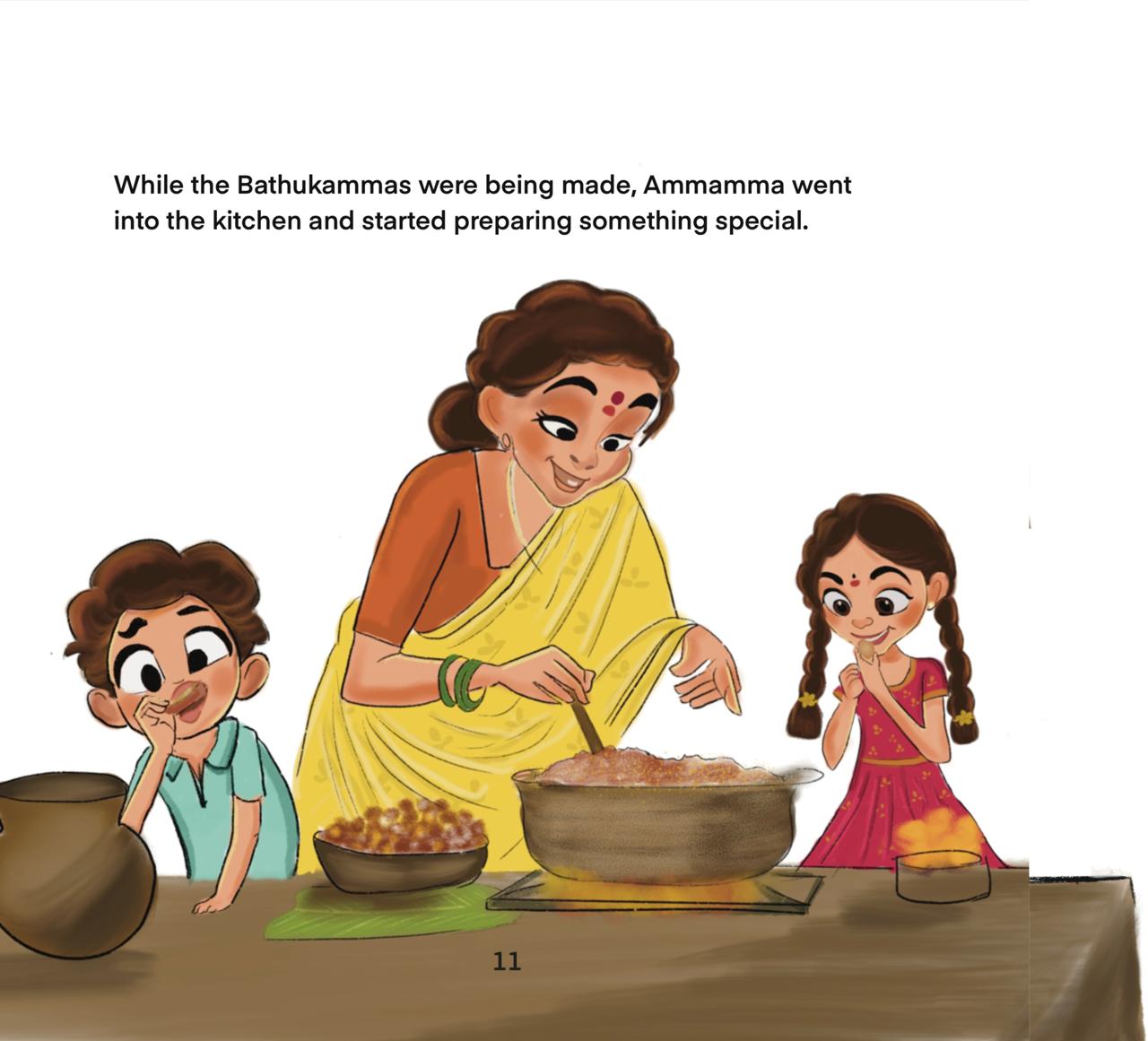 Flowers to the Mother Earth - A story of Batukamma festival.